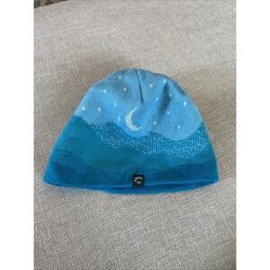 Sunday Afternoons Merino Wool Beanie Glow in the Dark Reversible Moon Unisex Hat